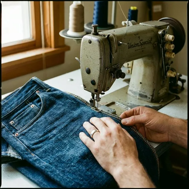 Original-hem denim