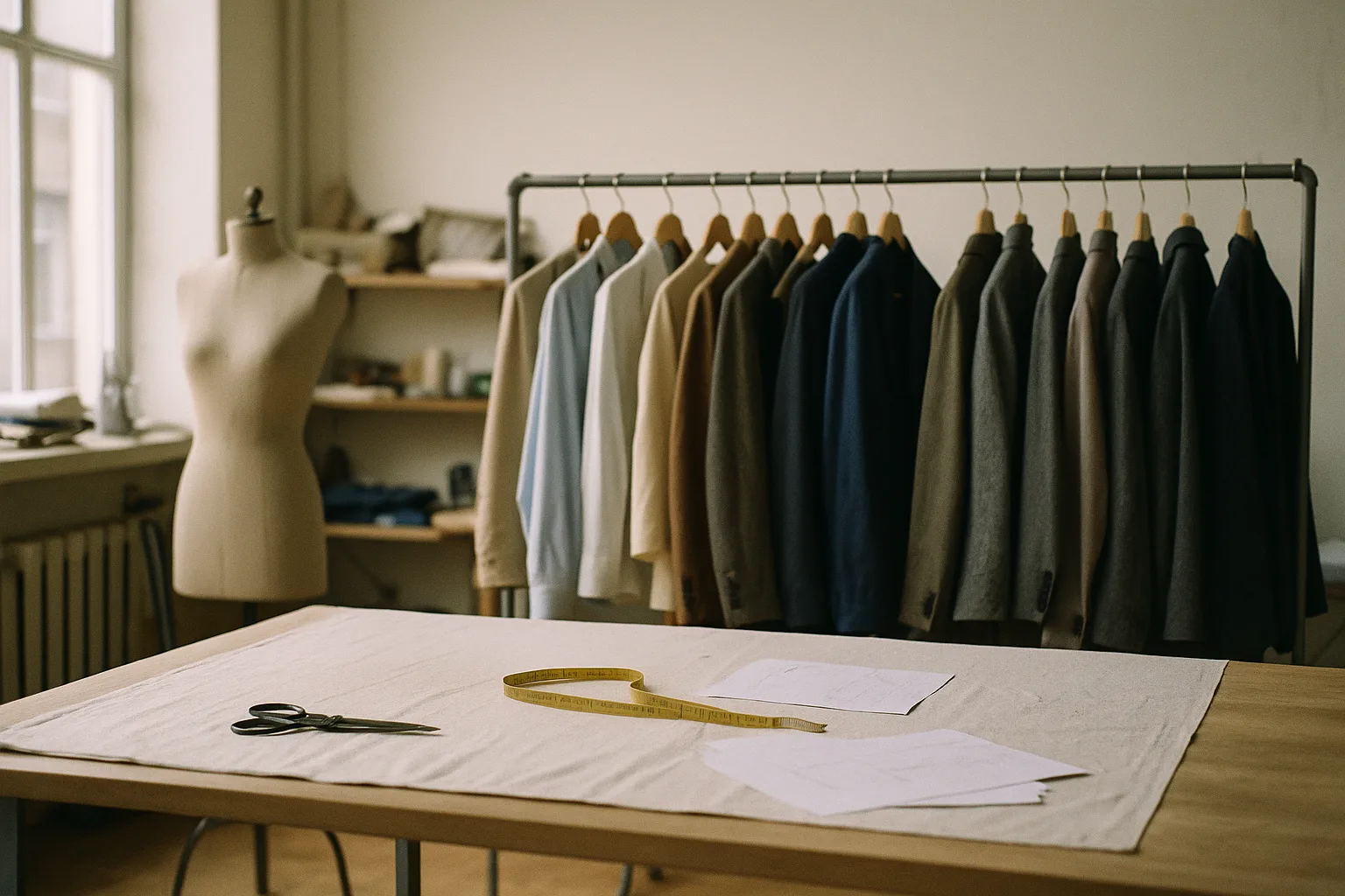 Inside the Stitching Studio tailoring atelier